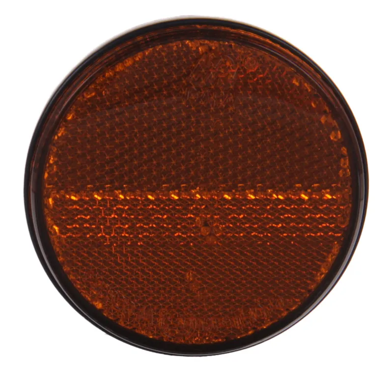 Reflector rond zelfklevend oranje