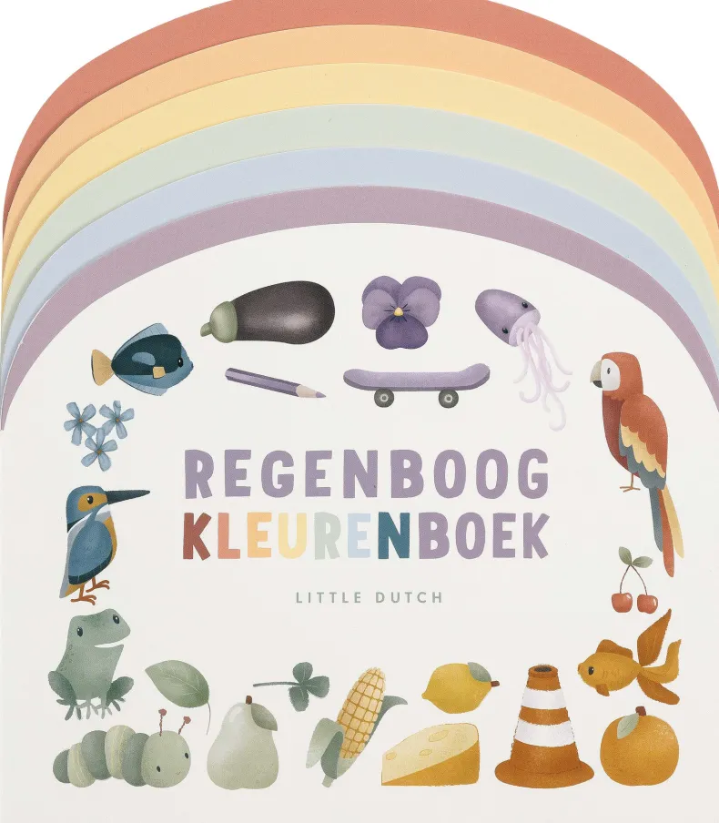 Regenboog kleurenboek - Little Dutch