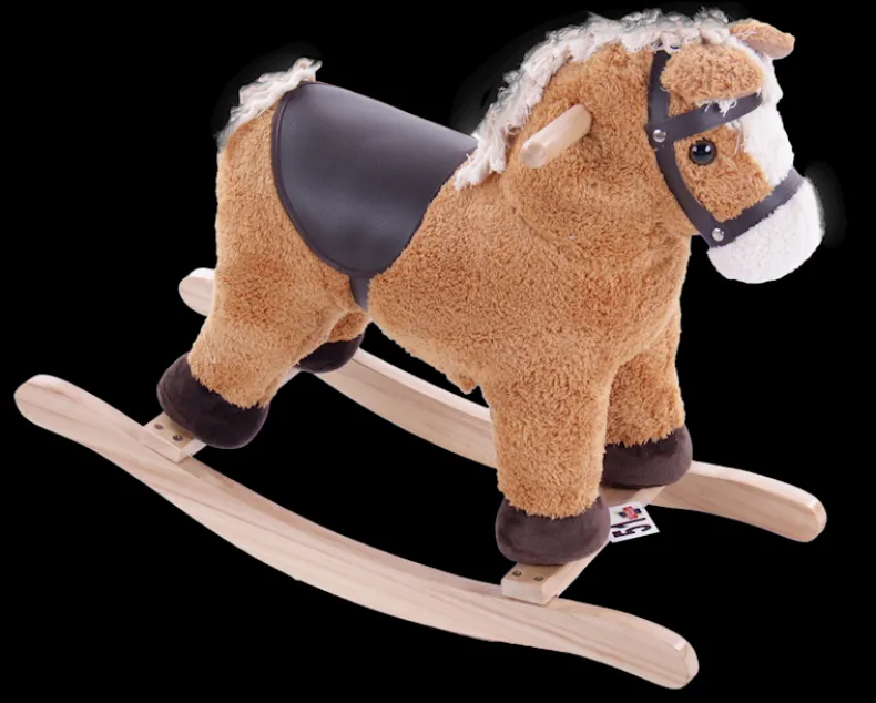 Rocking pony licht bruin