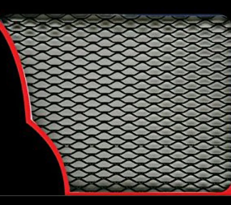 Rooster aluminium zwart 33 x 1100 cm