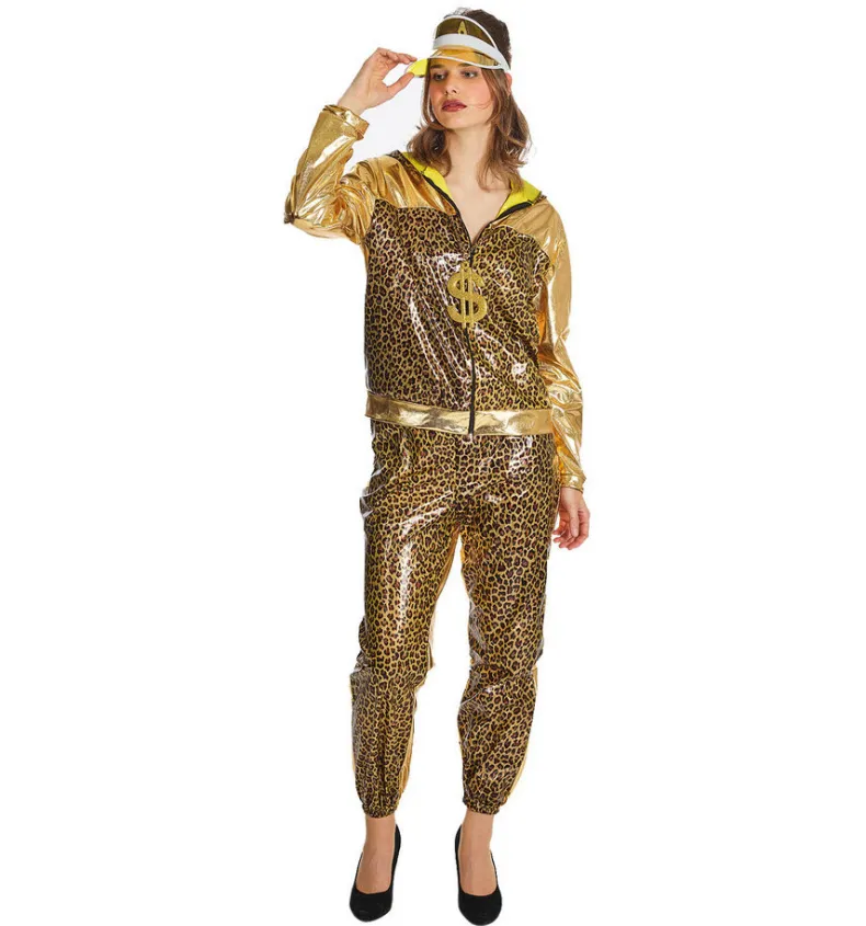 Trainingspak Luipaard Vrouw Goud - Maat 40