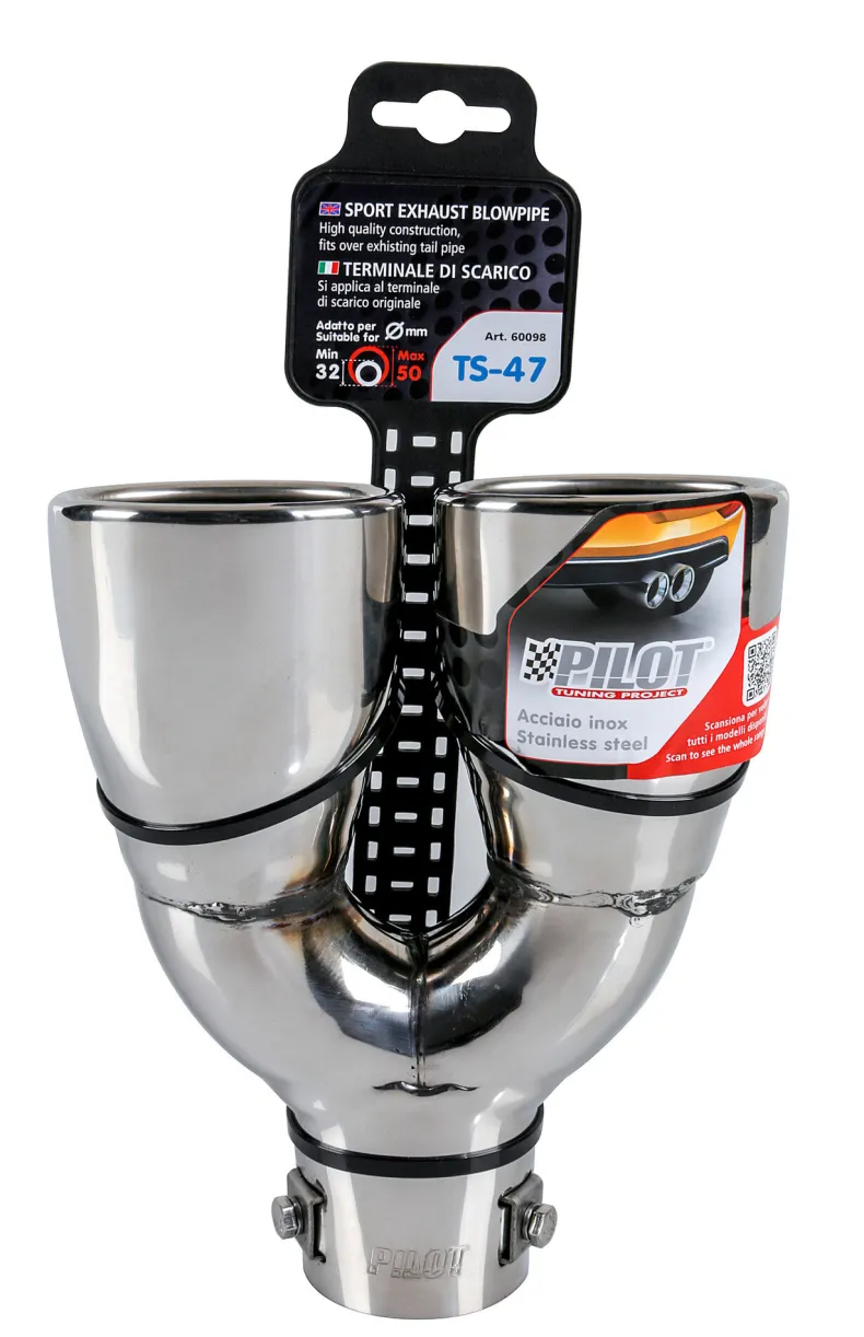 RVS Uitlaatsierstuk TS-47