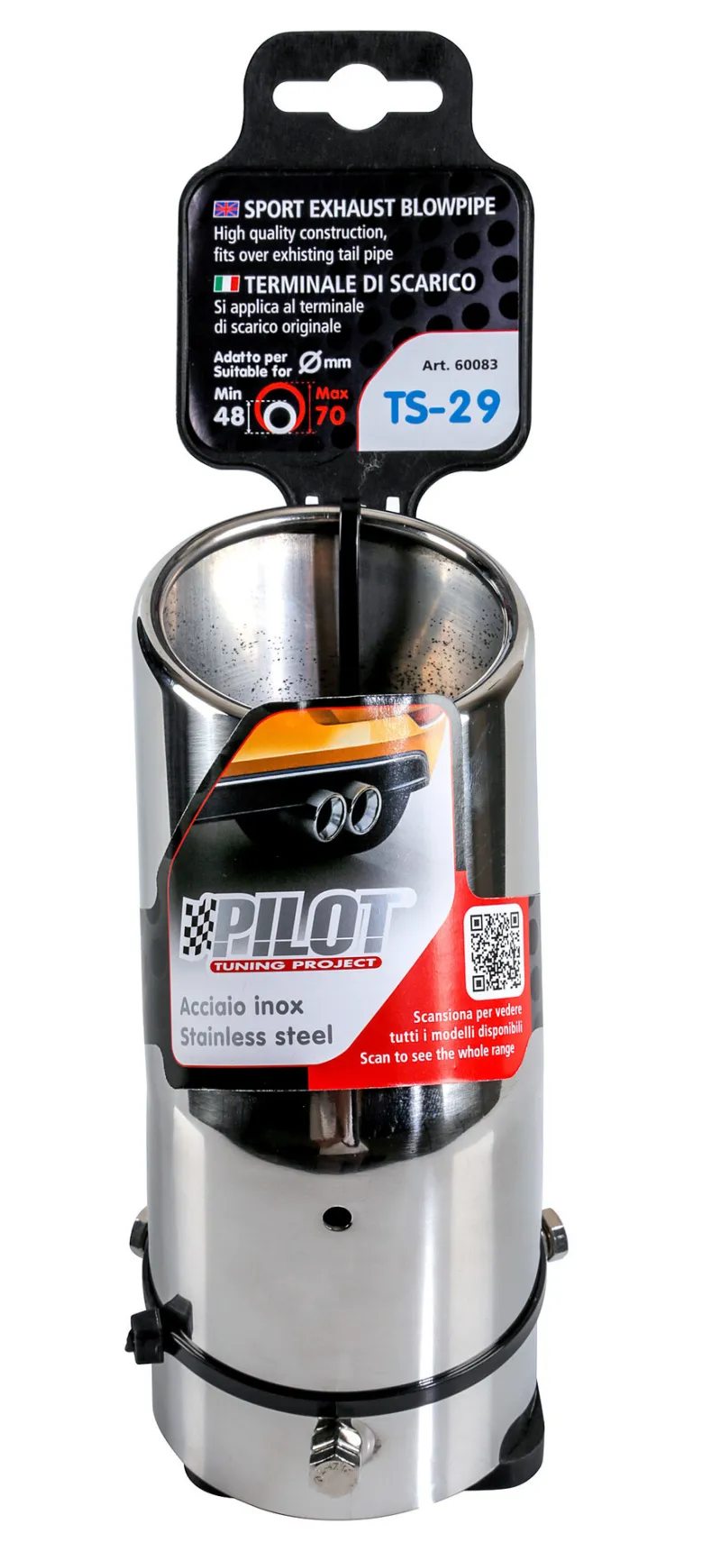 RVS Uitlaatsierstuk TS-29