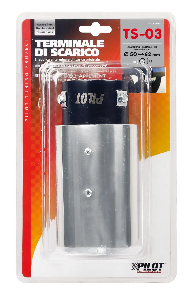 RVS Uitlaatsierstuk TS-03