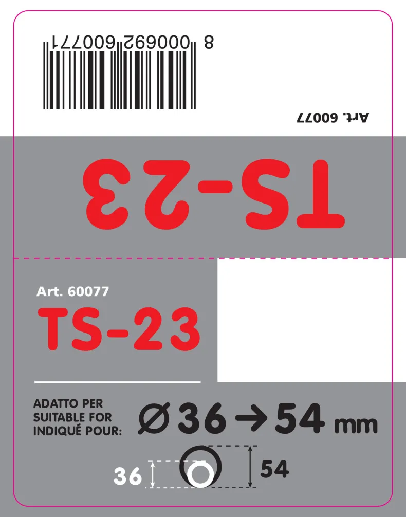 RVS Uitlaatsierstuk TS-23