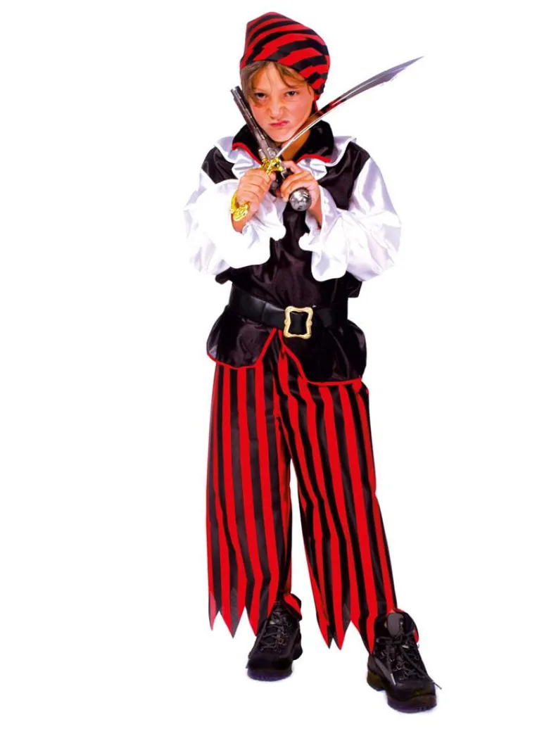Kinderkostuum Piraat Jongen Zwarthart - Maat 140