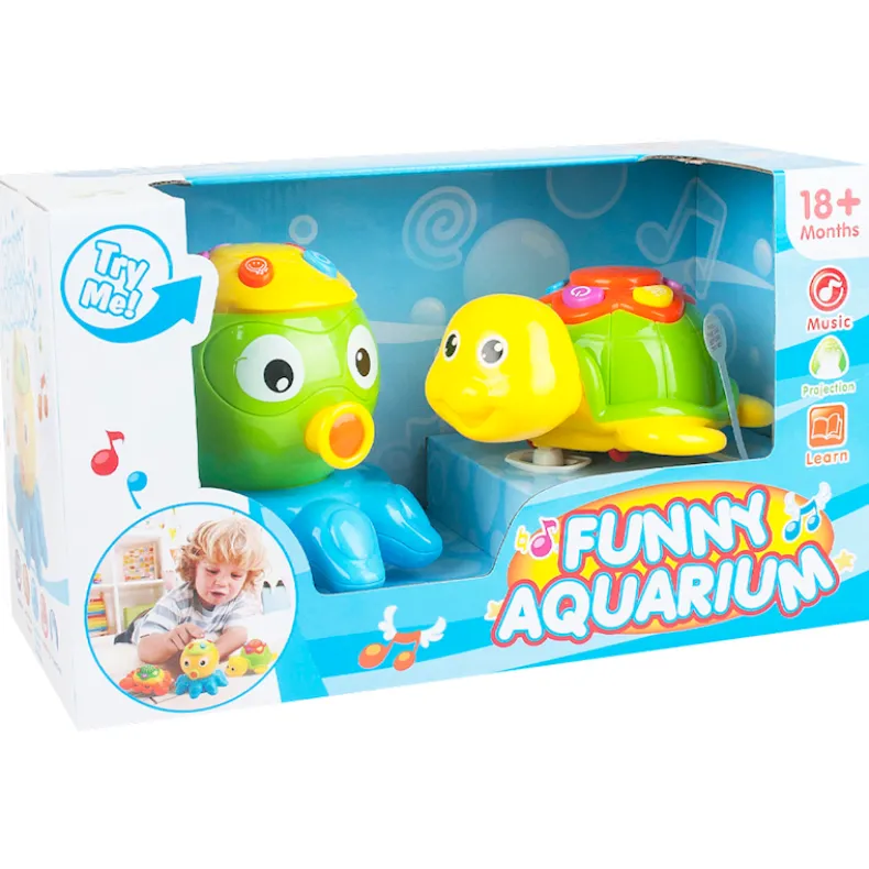 Schildpad & octopus badvriendjes