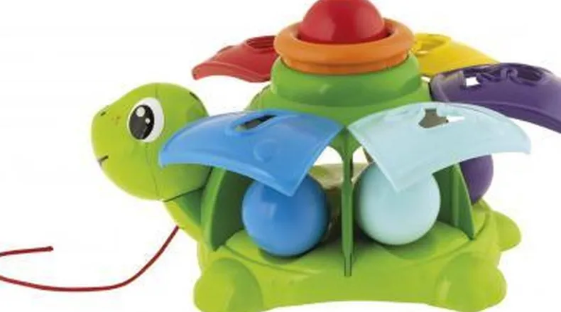 Schildpad met balletjes