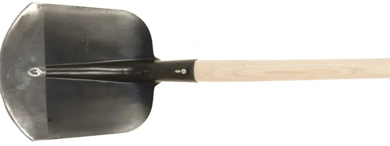 Schop nr 2 met gepolijste steel