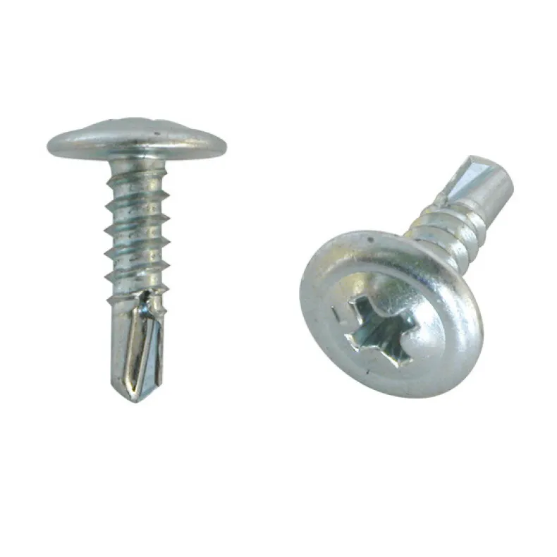 Schroef zelftappend zilver Ø4 mm 100 stuks