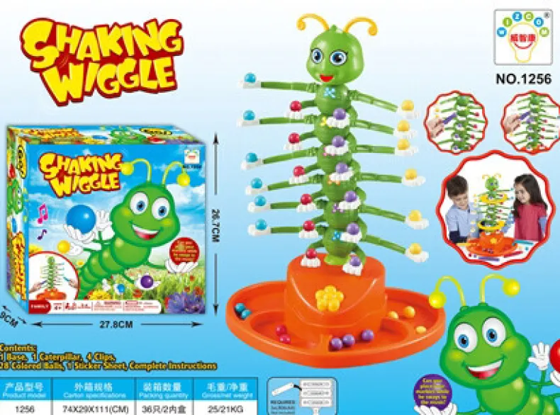 Schuddende rups spel