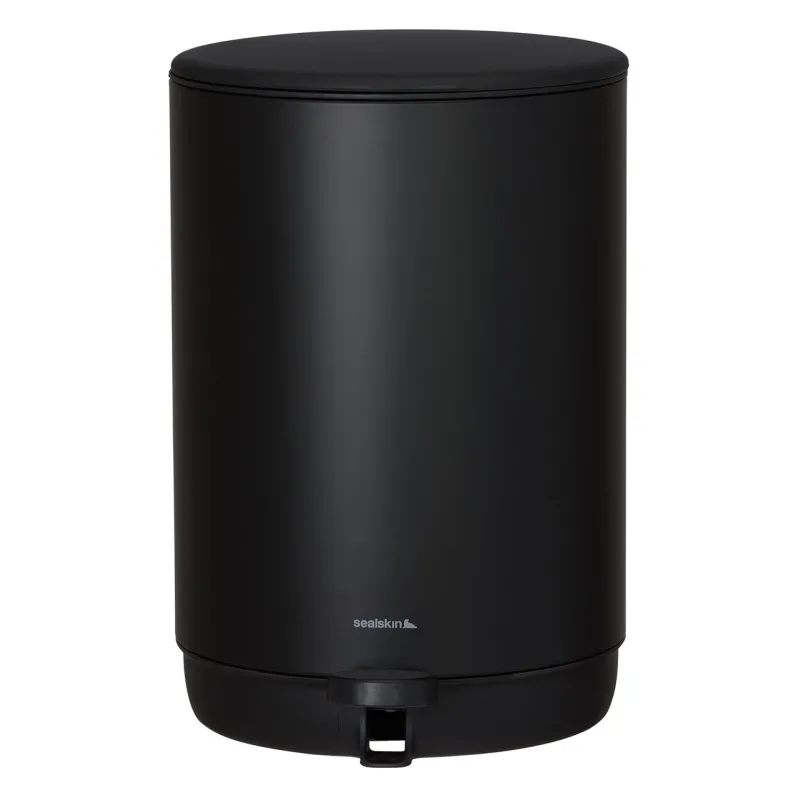 Sealskin Mind Pedaalemmer 5 liter vrijstaand - zwart