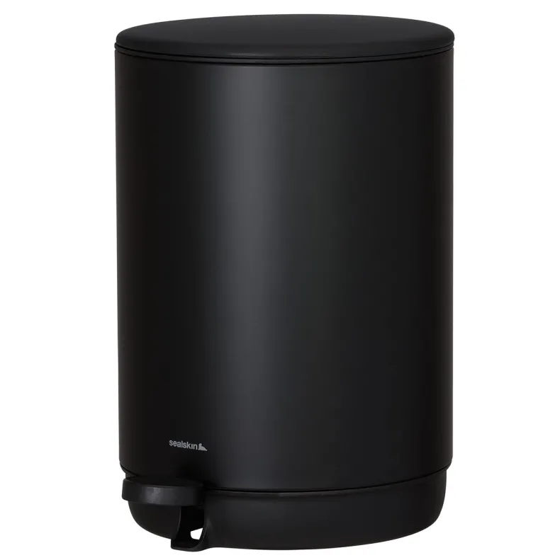 Sealskin Mind Pedaalemmer 5 liter vrijstaand - zwart