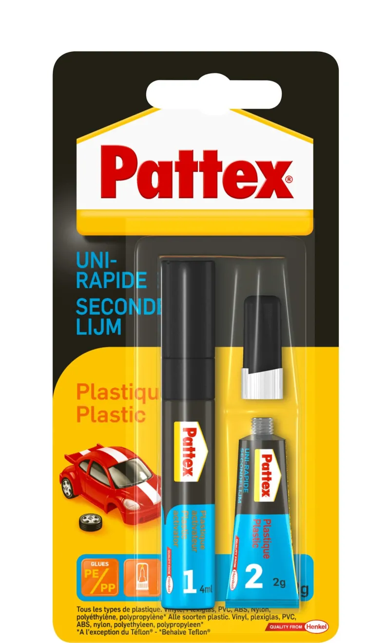 Secondelijm plastiek 3 g