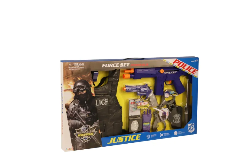 Set uitrusting politie