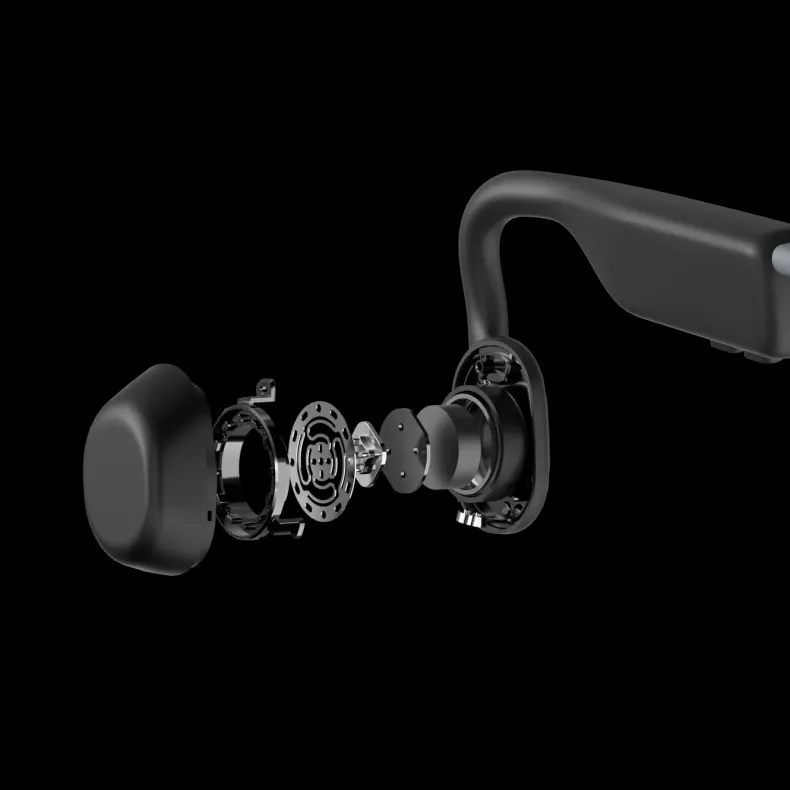 Shokz OpenMove Sport Koptelefoon - Bone Conduction - Grijs
