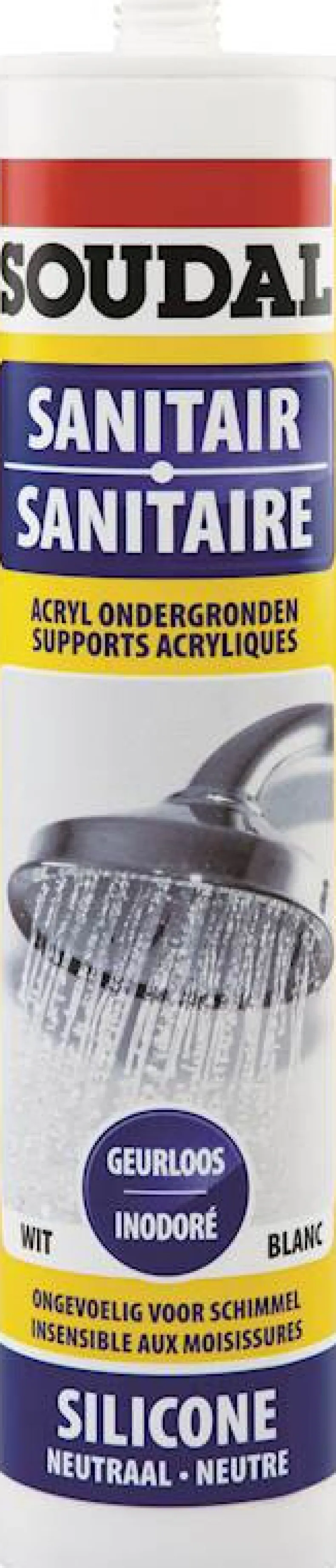 Silicone sanitair wit 310 ml