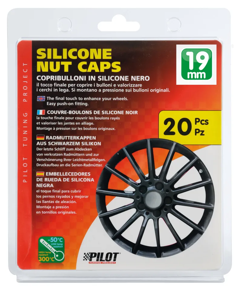 Silicone Wielmoerdoppen x20 19mm