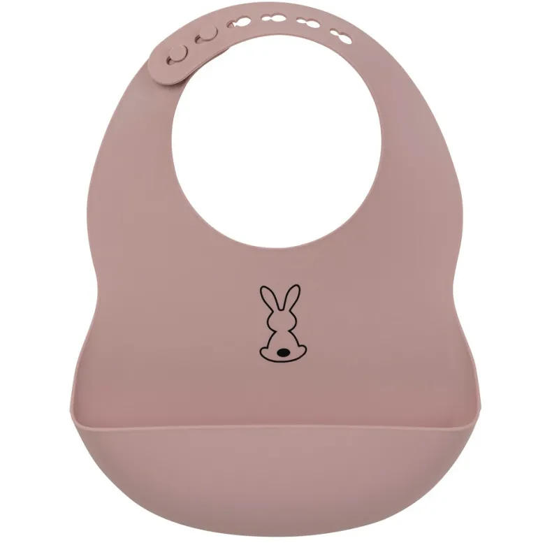 Slabbetje Silicone Oudroze