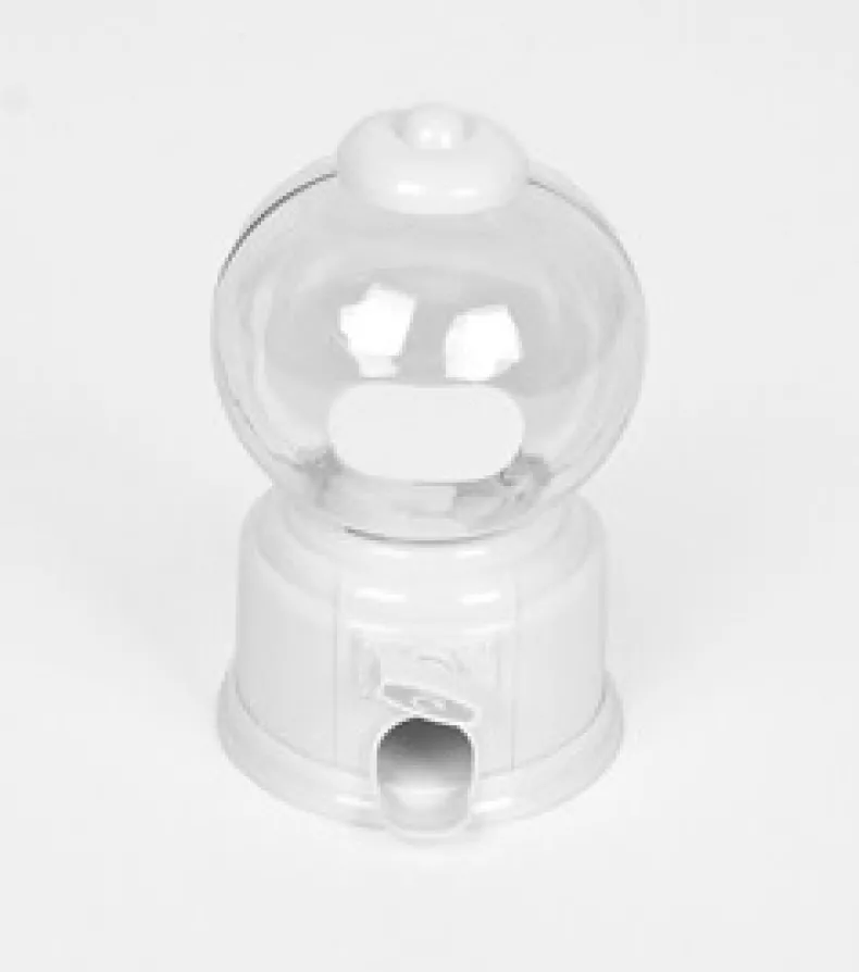 Snoepdispenser wit 14,5 cm