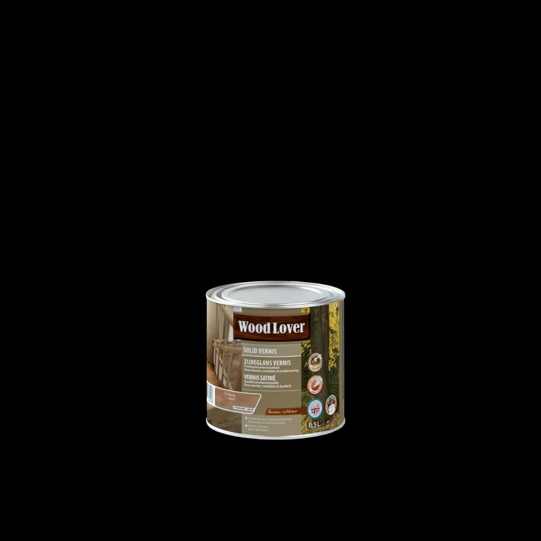 Solid vernis noten 0,5 L