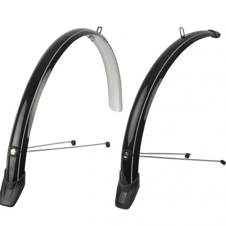 Spatborden set Towny 28'' 51 mm zwart