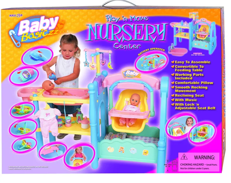 Speel- en verzorgset 120x44x87 cm