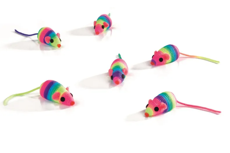 Speelmuisjes rainbow 5 cm