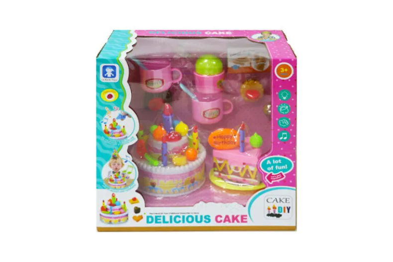 speelset cake muziek en licht