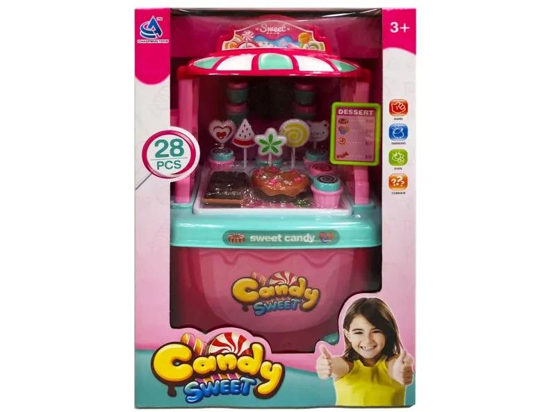 speelset candyshop 28 stuks