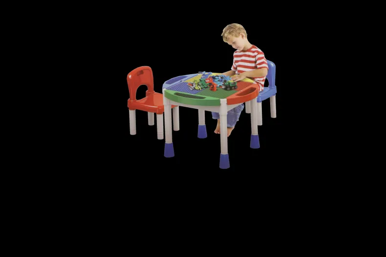 Speeltafel met 2 stoelen