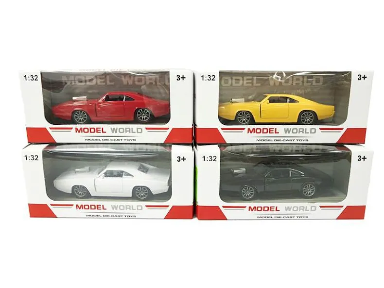 Sportauto met licht en geluid 1 stuk