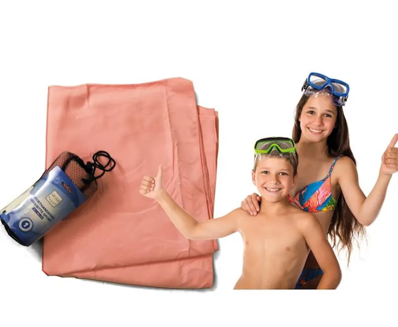 Sporthanddoek 70x150 cm roze