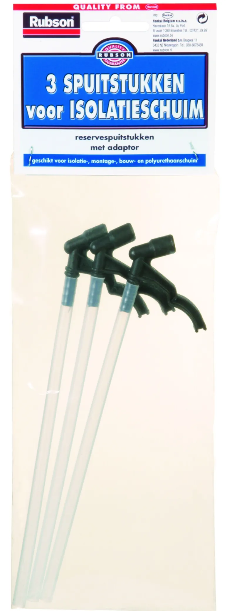 Spuitpijp isolatieschuim 3 stuks