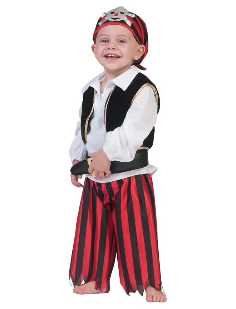 Kinderkostuum Baby Piraat - Maat 86