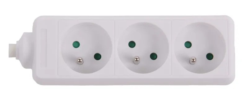 Stekkerblok 3 x 16 A wit