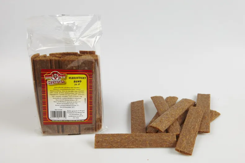 Sticks met rund 200 gr