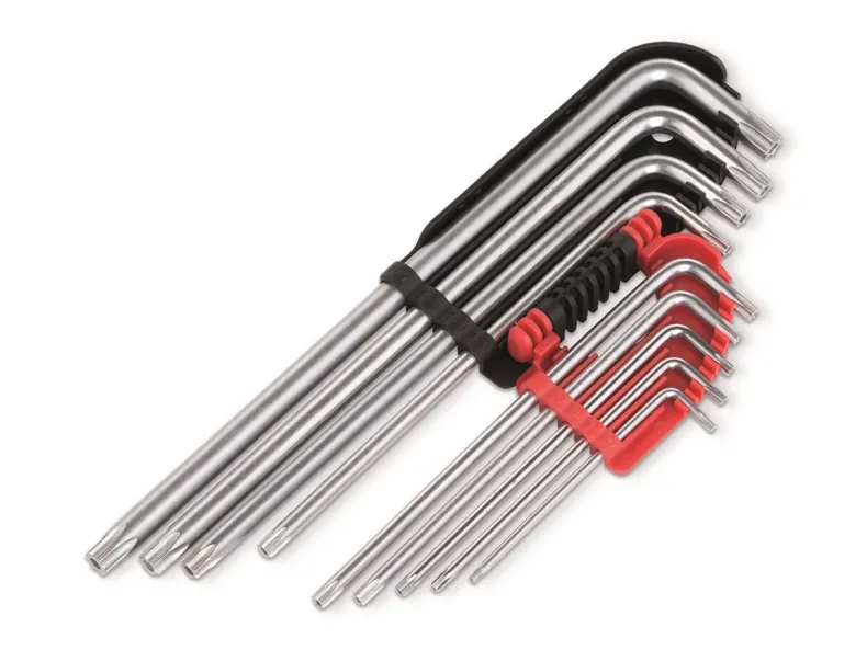 Stifstleutelset long 9-delig torx