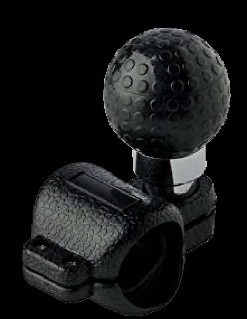 Stuurknop golfbal zwart