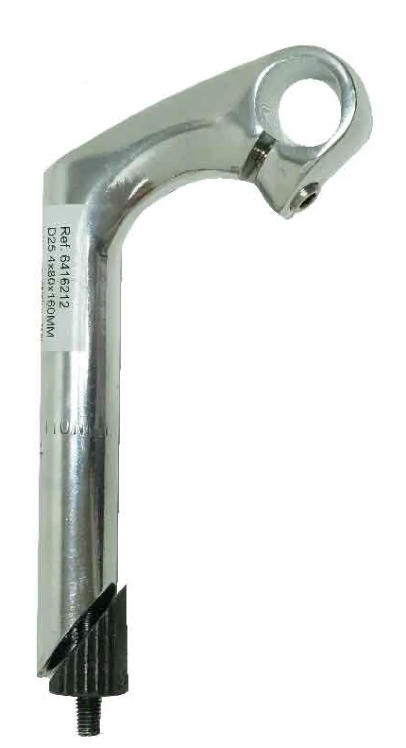 Stuurpen alu zilver Dia.25,4 mm / 160 mm / ext.80 mm