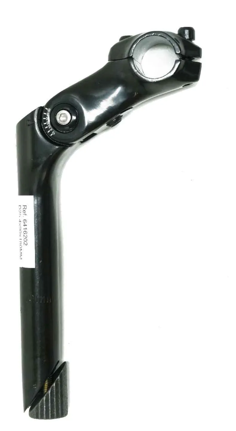 Stuurpen regelbaar alu zwart Dia.25,4 mm / 180 mm / ext.90 mm