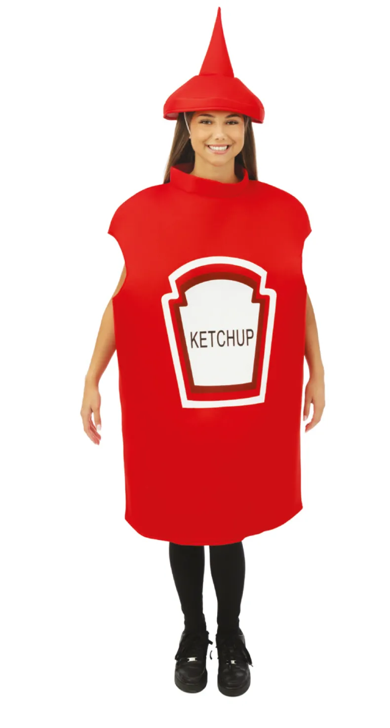 Kostuum Ketchup volwassenen - Foam - One Size
