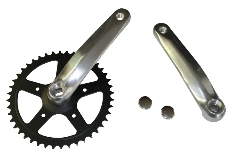 Tandwiel 44 tanden staal met alu crank 170 mm 3/32