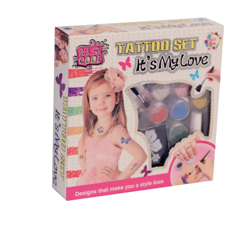 Tattoo glitter set