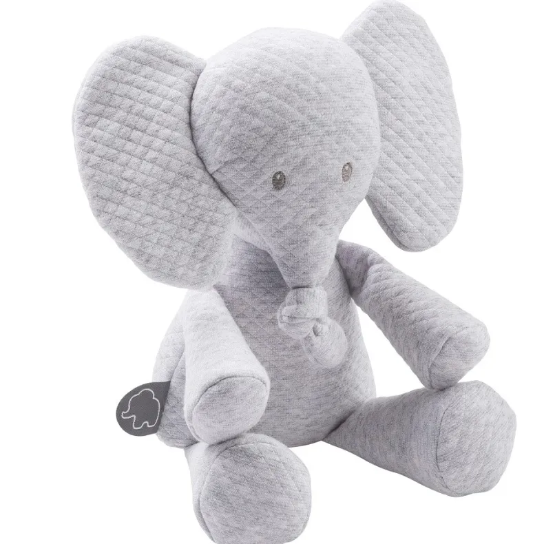 Tembo Knuffel Jacquard Grijs