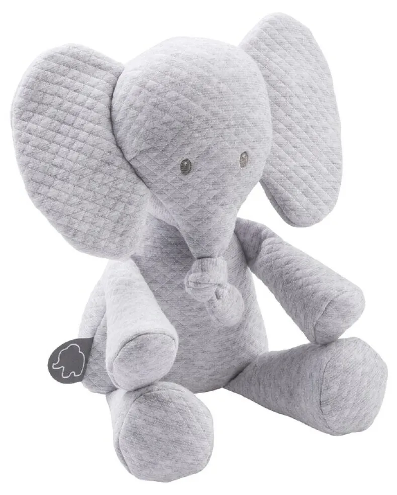 Tembo Knuffel Jacquard Grijs