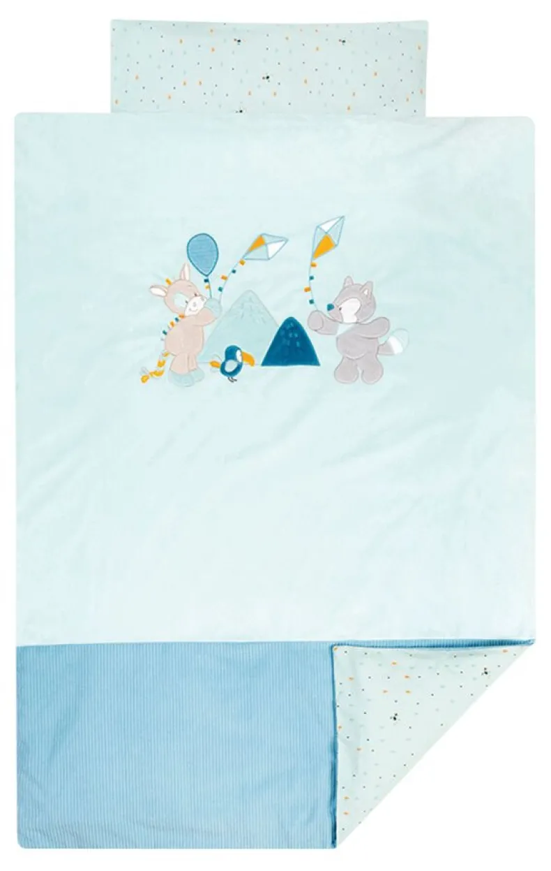 Tim & Tiloo Dekbedovertrek 100 x 140 cm met kussensloop 40 x 60 cm