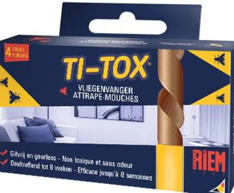 Ti-Tox vliegenvanger - 4 stuks