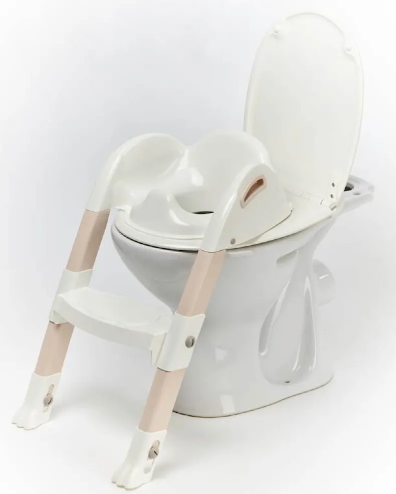 Toilettrainer met Trapje Kiddyloo Wit