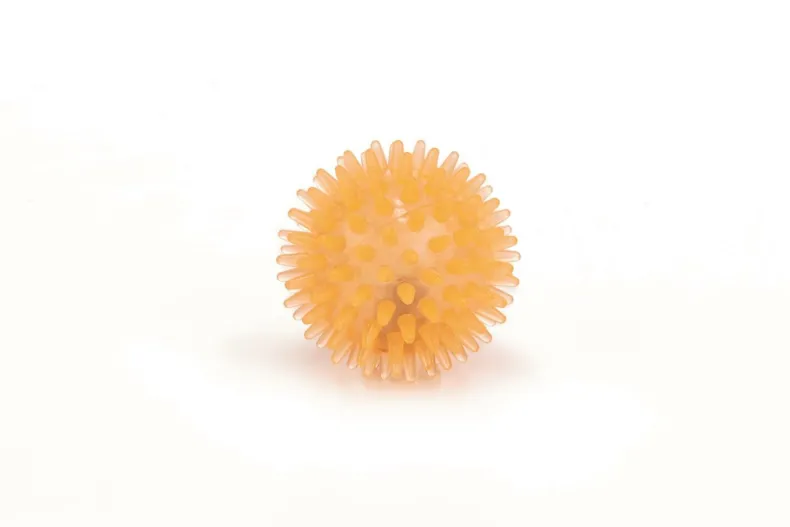 Tpr kattenbal met knipperlicht oranje